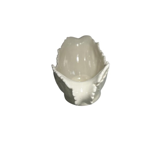 2009 Lenox Teleflora 75th Anniversary Leaf Design Ceramic Gravy Boat Planter - Picture 16 of 16